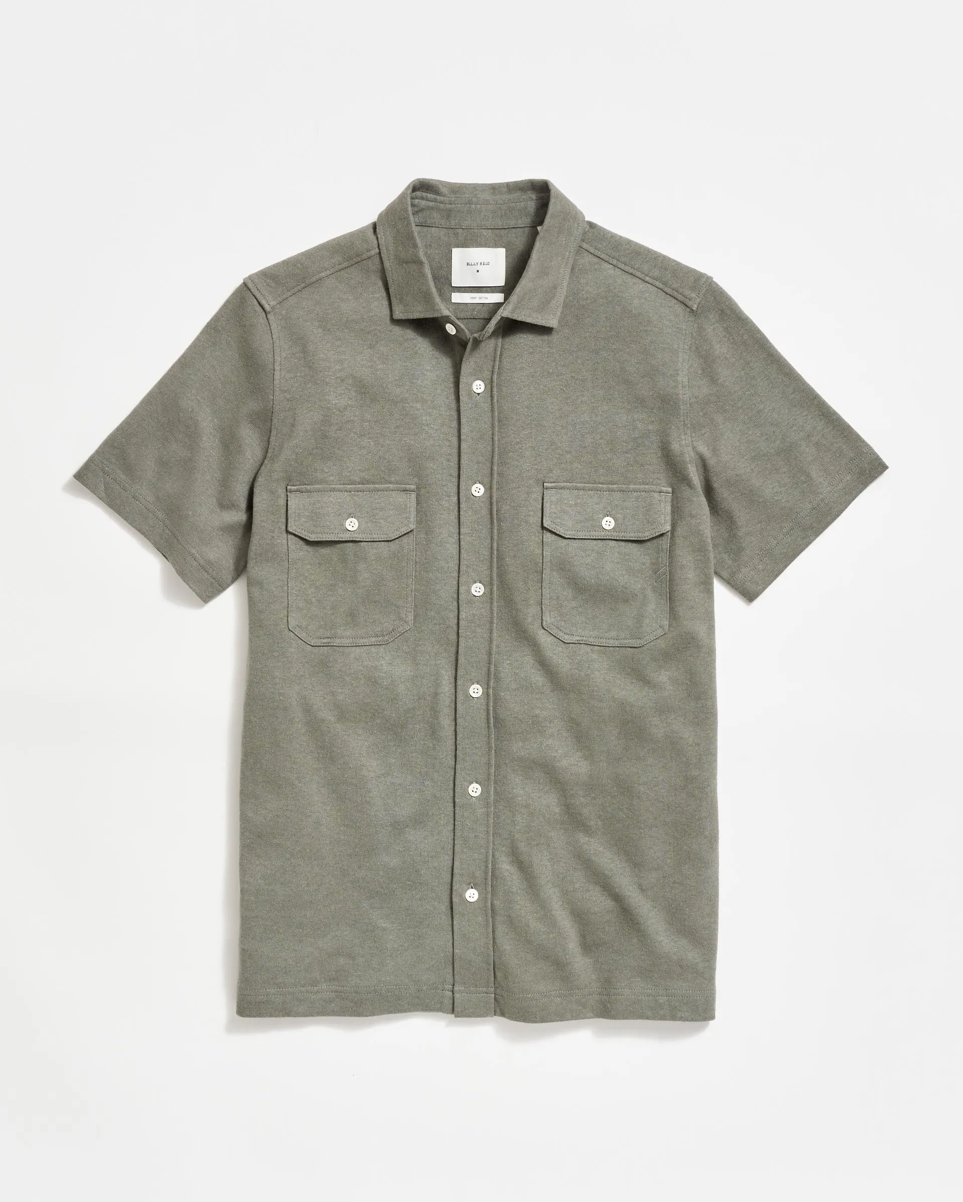 Short Sleeve Hemp Cotton Knit Shirt sold by Billy Reid