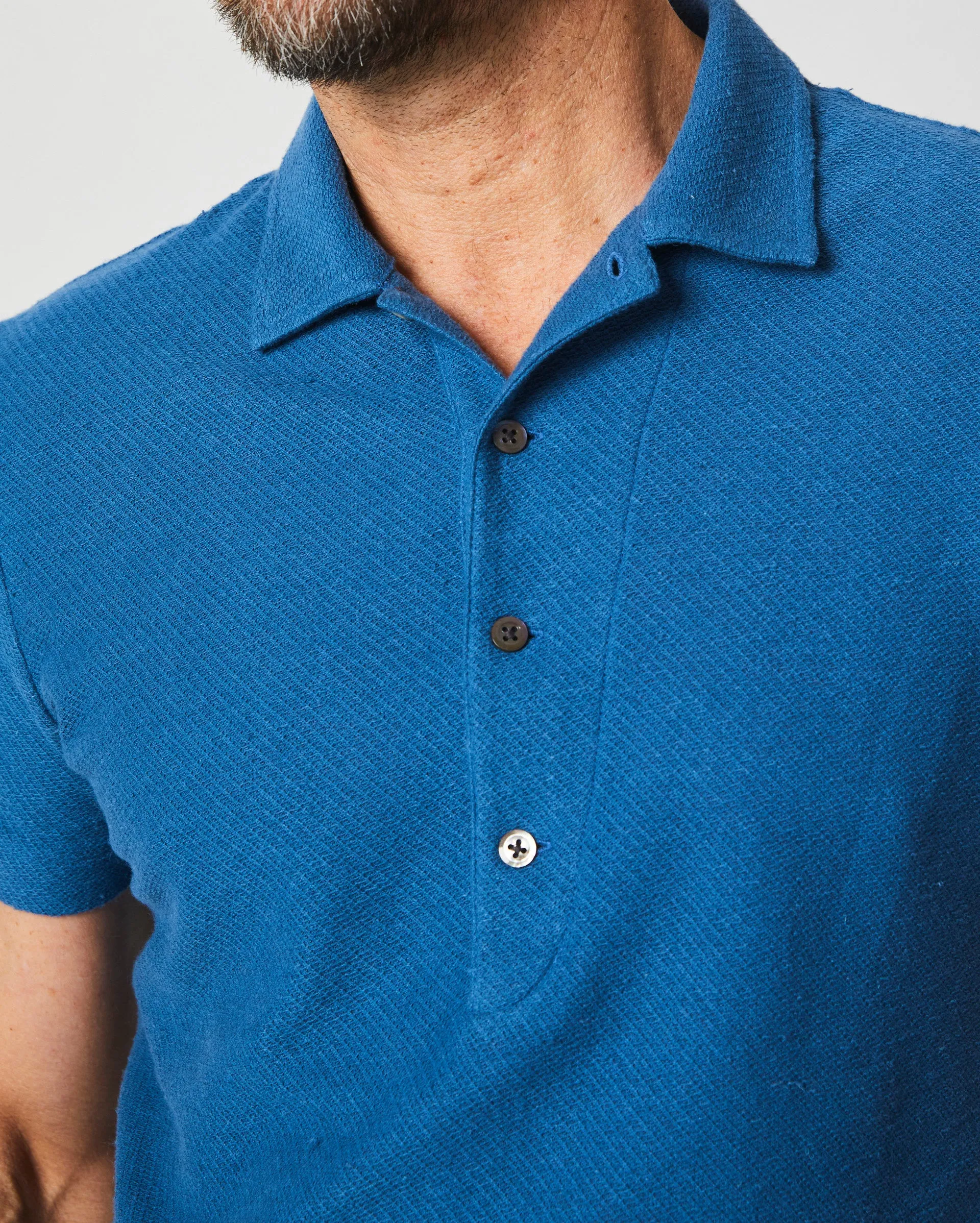Hemp Cotton Twill Polo sold by Billy Reid product image thumbnail 2