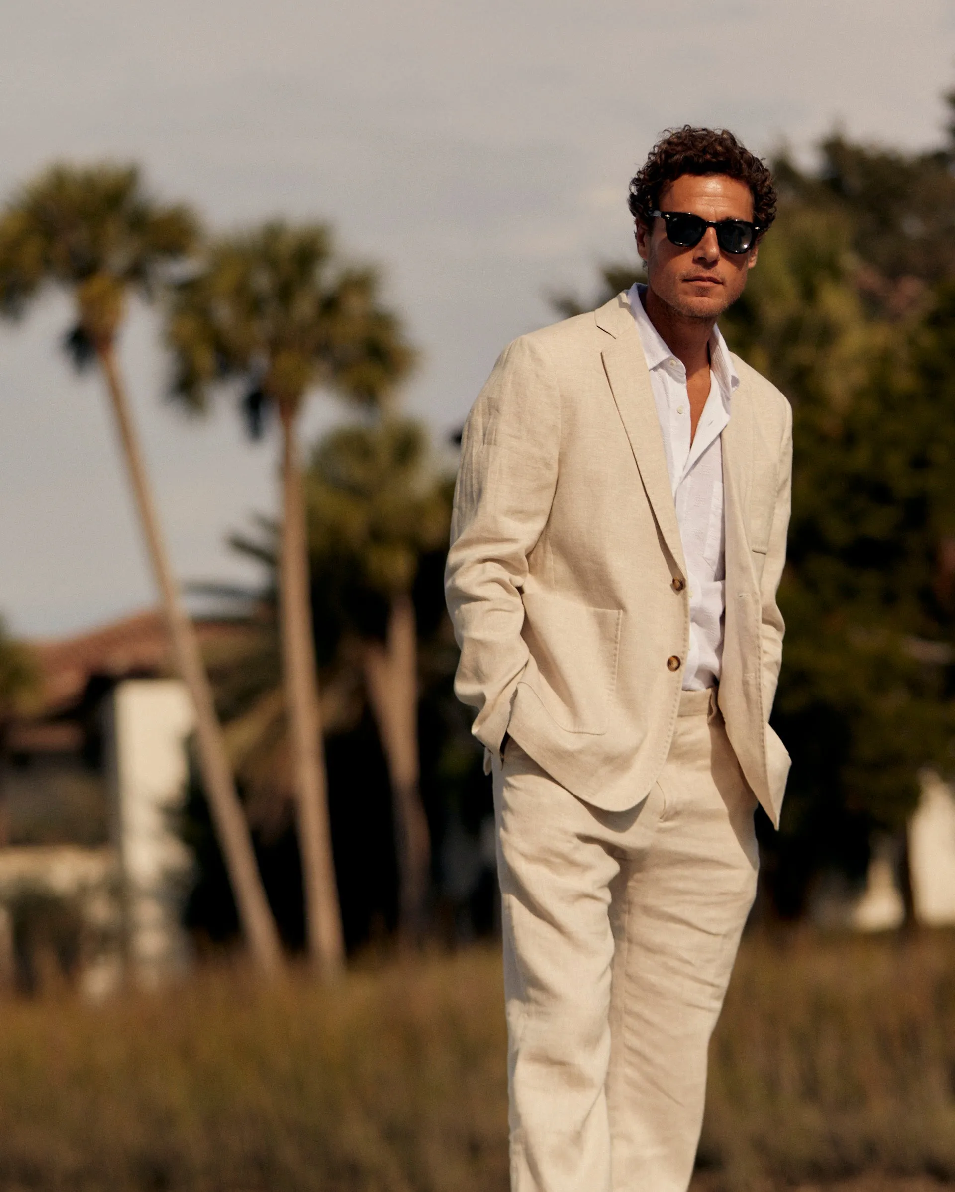 Herringbone Flat Front Trouser sold by Billy Reid product image thumbnail 2