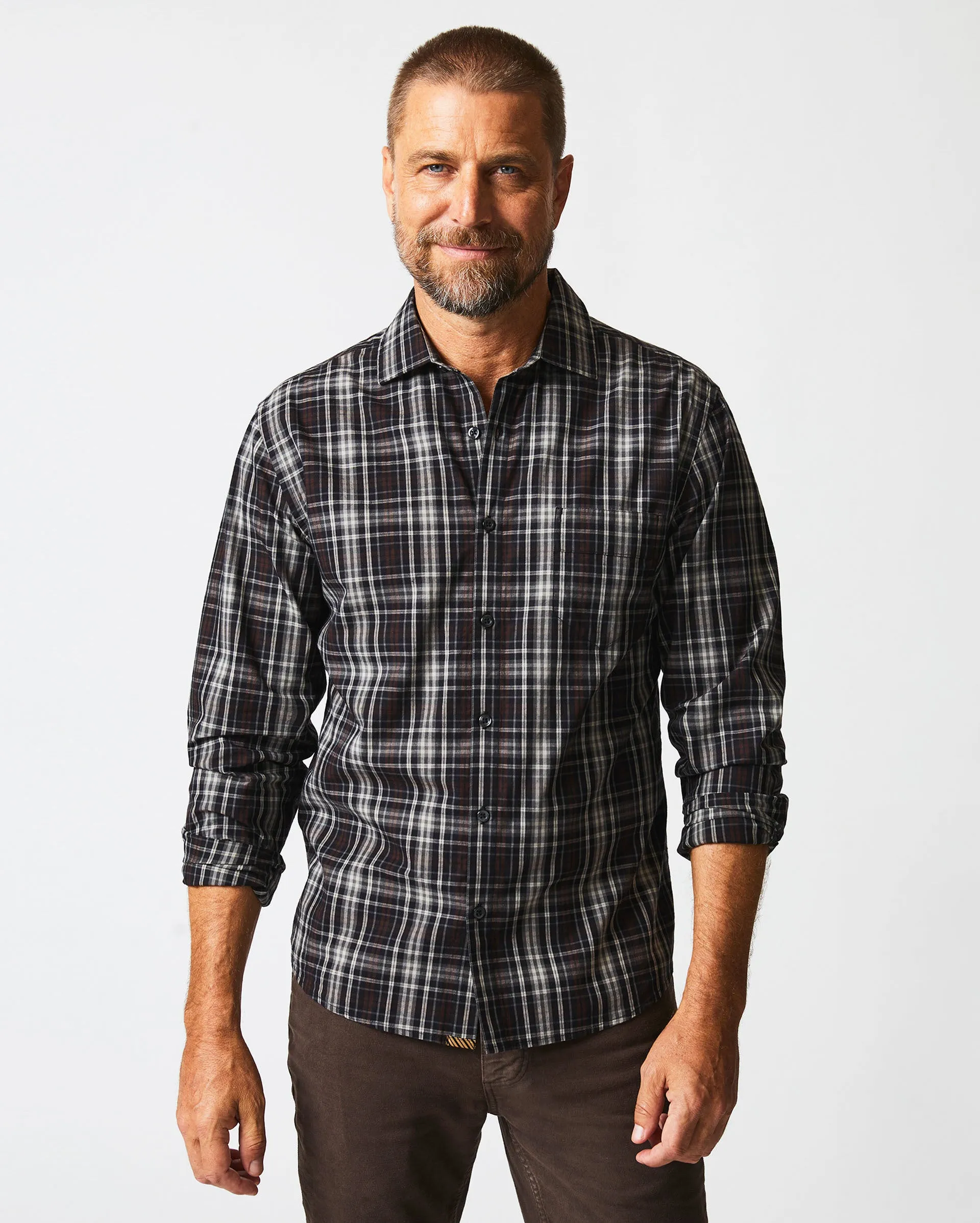 Tonal Plaid Tuscumbia Shirt sold by Billy Reid product image thumbnail 2
