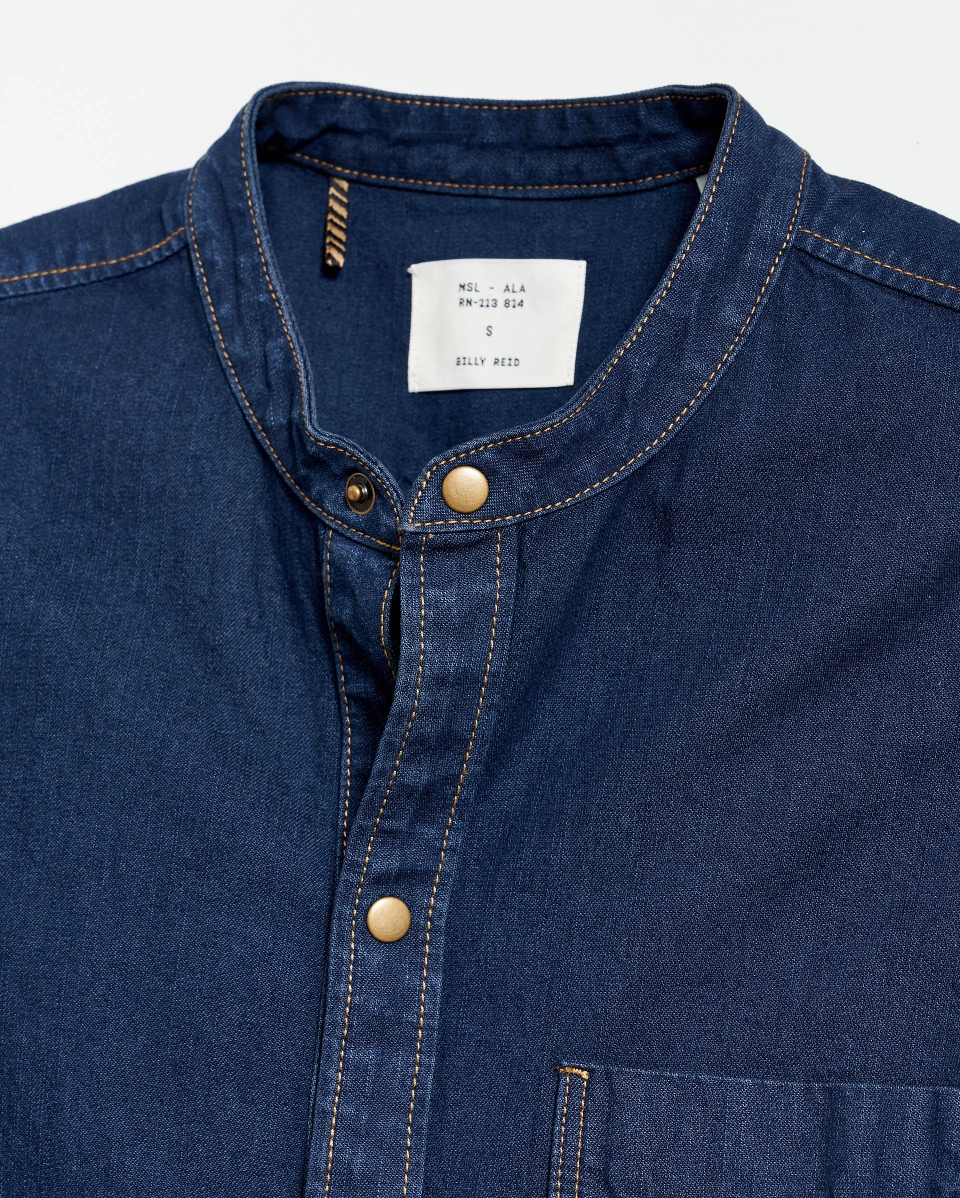 Shoals Denim Shirttail Dress sold by Billy Reid product image thumbnail 4