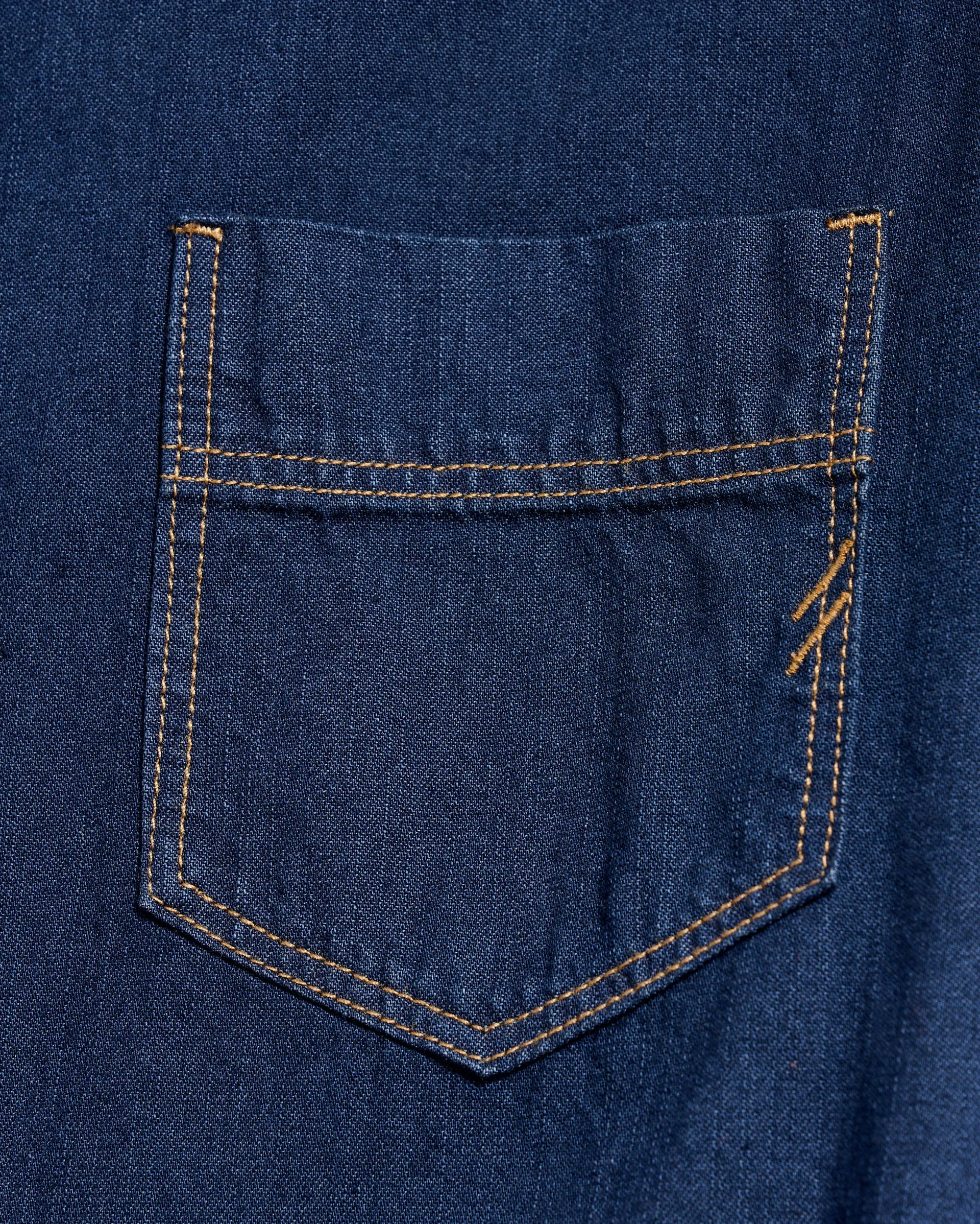 Shoals Denim Shirttail Dress sold by Billy Reid product image thumbnail 5