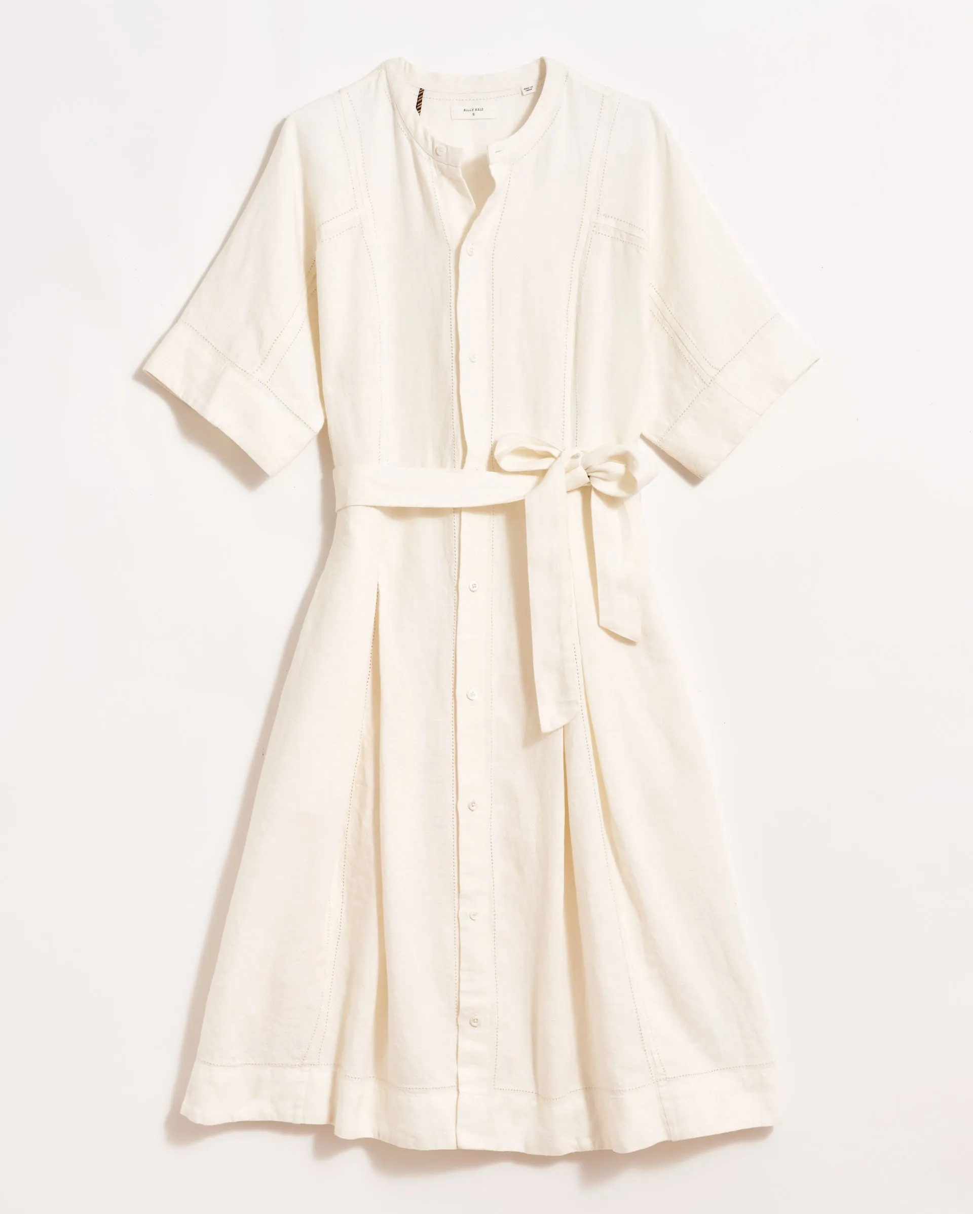 Linen Pointelle Shirt Dress sold by Billy Reid