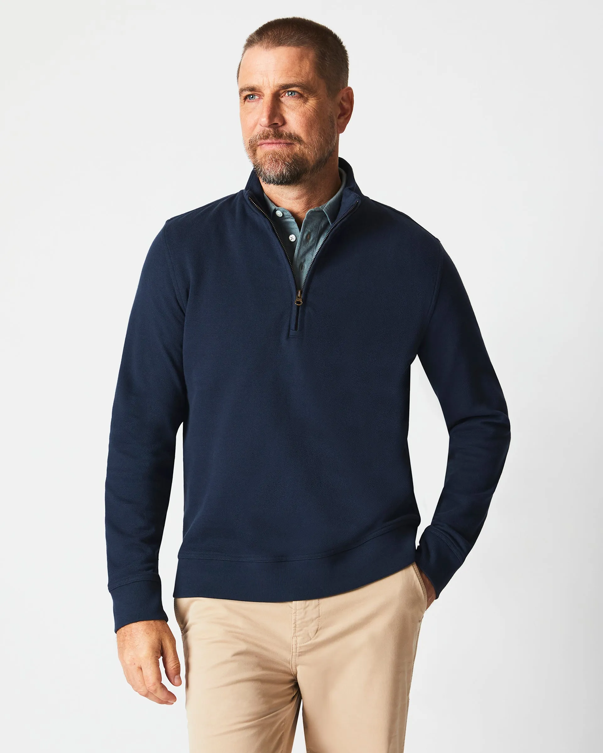 Cullman Half Zip sold by Billy Reid product image thumbnail 2