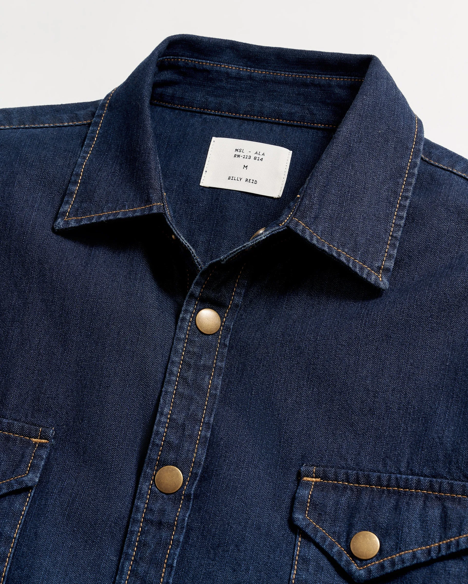Shoals Denim Shirt sold by Billy Reid product image thumbnail 3