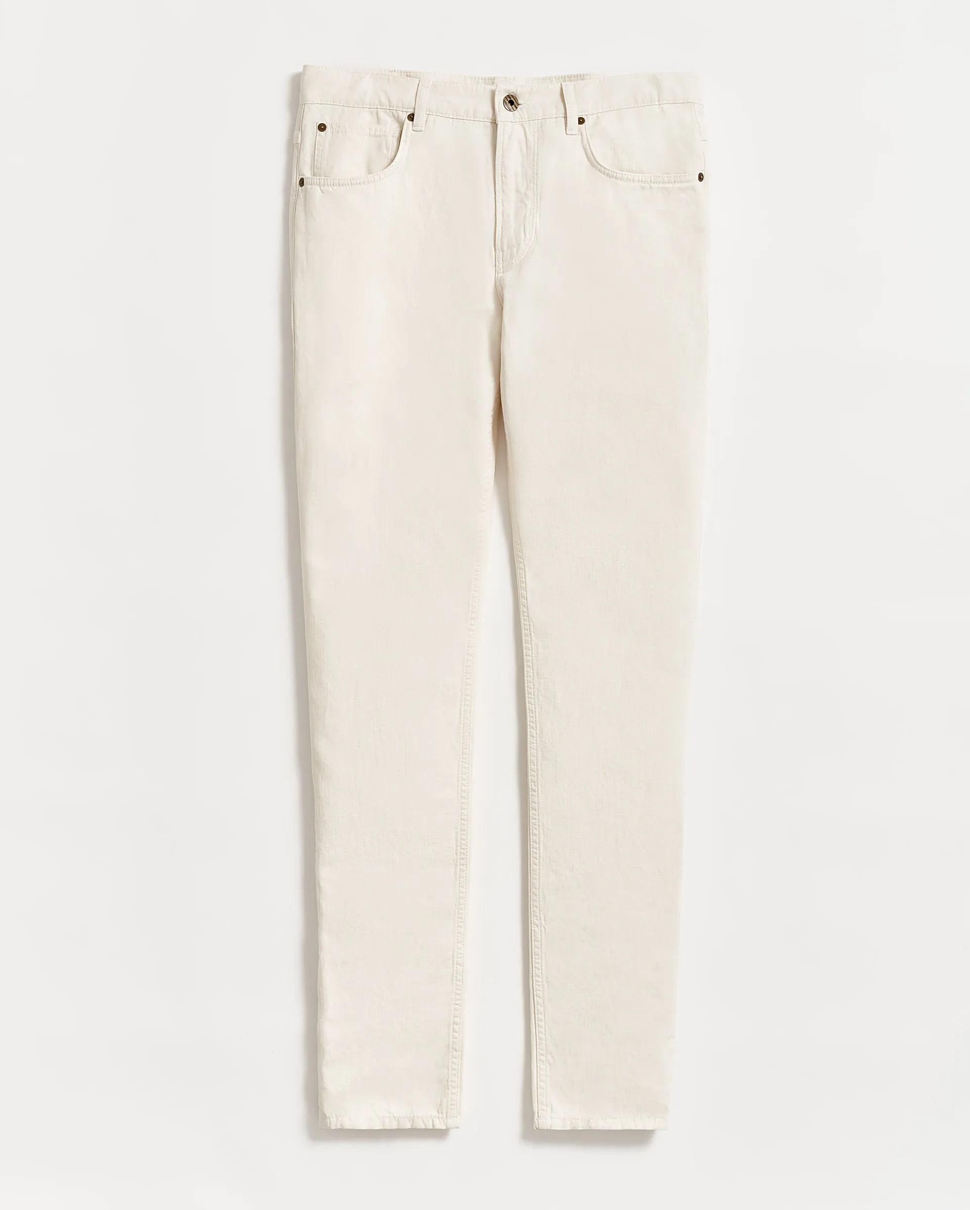 Cotton Linen 5 Pocket Pant sold by Billy Reid
