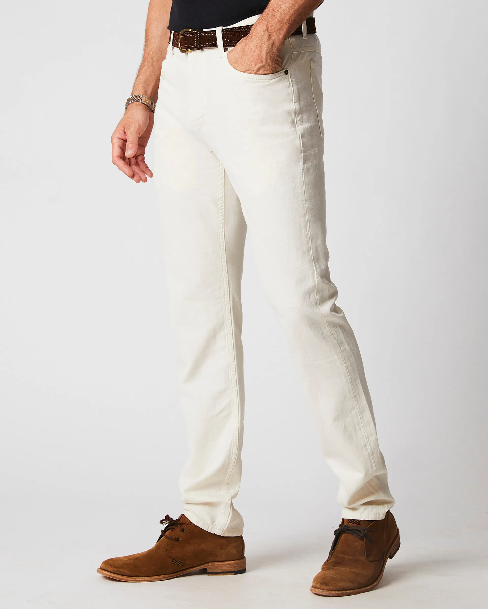 Cotton Linen 5 Pocket Pant sold by Billy Reid product image thumbnail 2