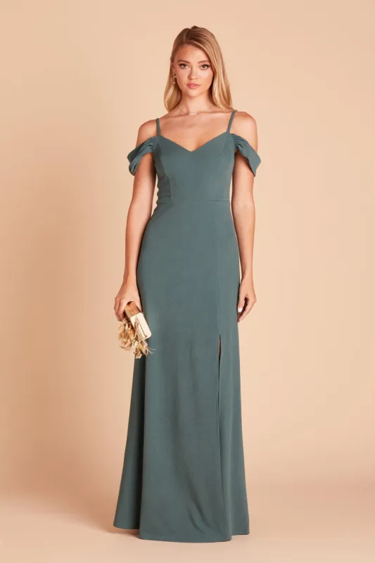 Dev Crepe Dress - Sea Glass sold by Birdy Grey