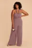 Gigi Convertible Jumpsuit - Dark Mauve sold by Birdy Grey