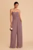 Gigi Convertible Jumpsuit - Dark Mauve sold by Birdy Grey