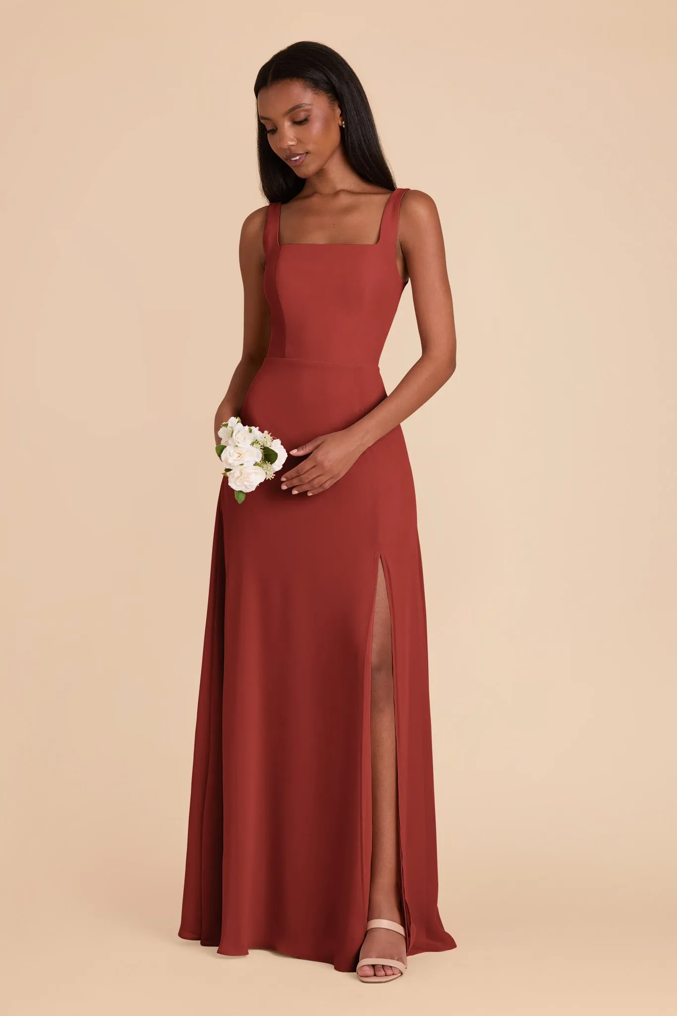 Alex Convertible Dress Chiffon - Spice sold by Birdy Grey product image thumbnail 4