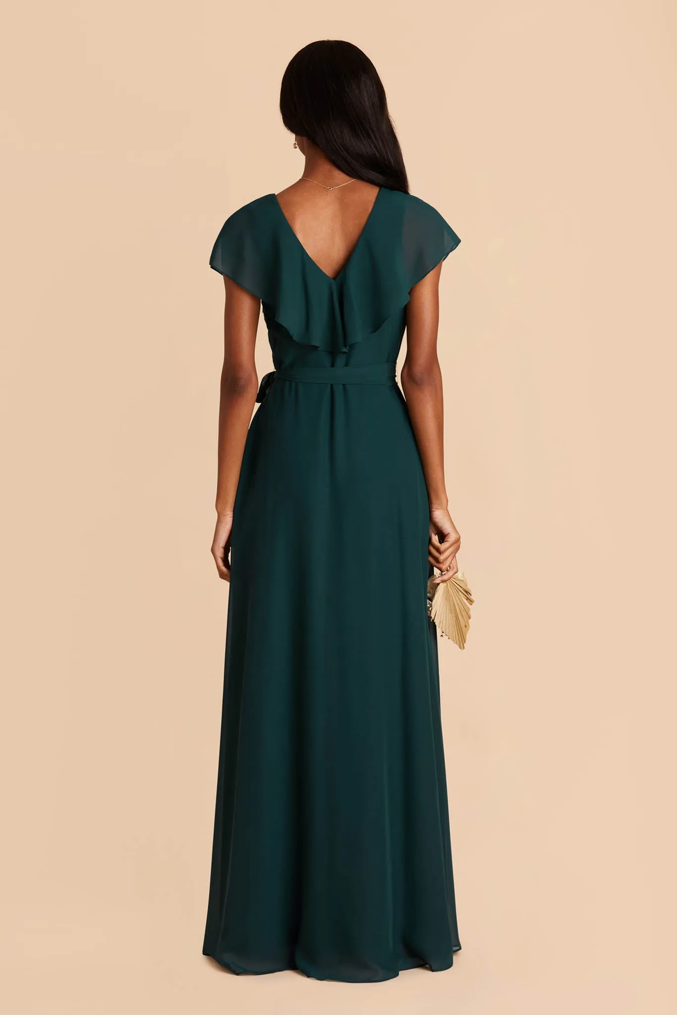 Jackson Chiffon Dress - Emerald sold by Birdy Grey product image thumbnail 5