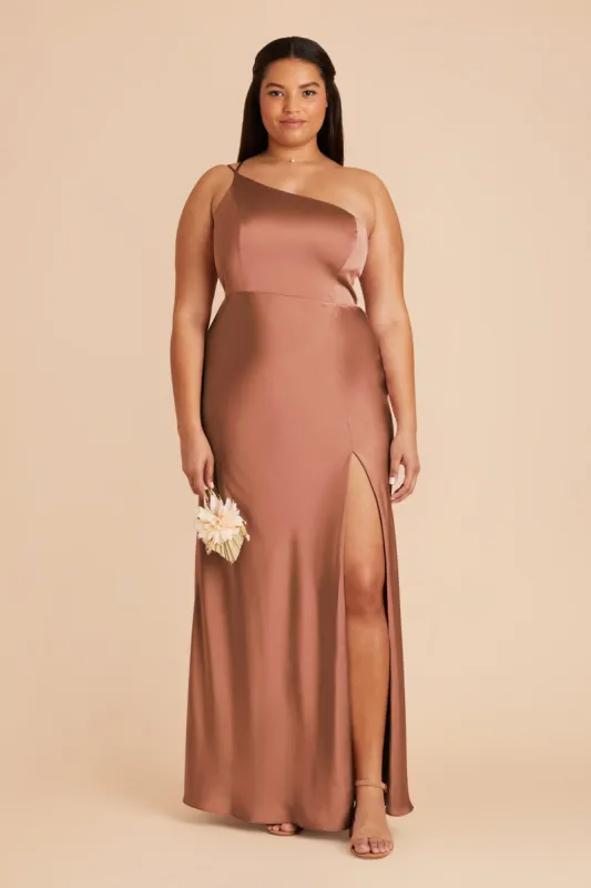 Kensie Matte Satin Dress - Desert Rose sold by Birdy Grey