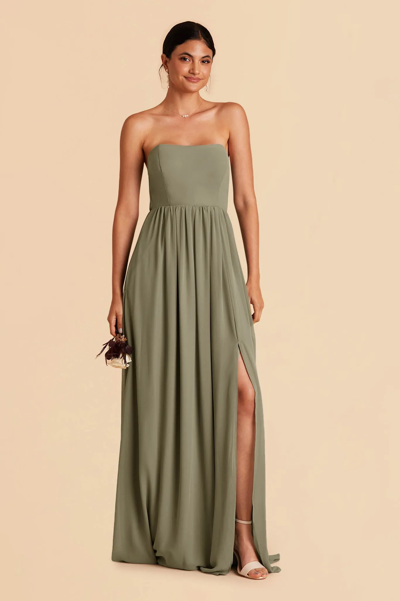 August Convertible Dress - Moss Green sold by Birdy Grey product image thumbnail 3
