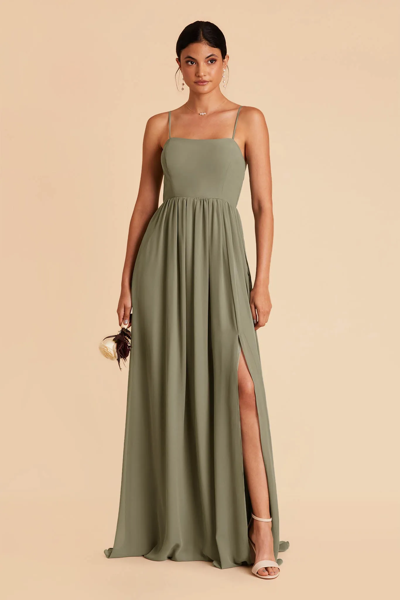 August Convertible Dress - Moss Green sold by Birdy Grey product image thumbnail 4