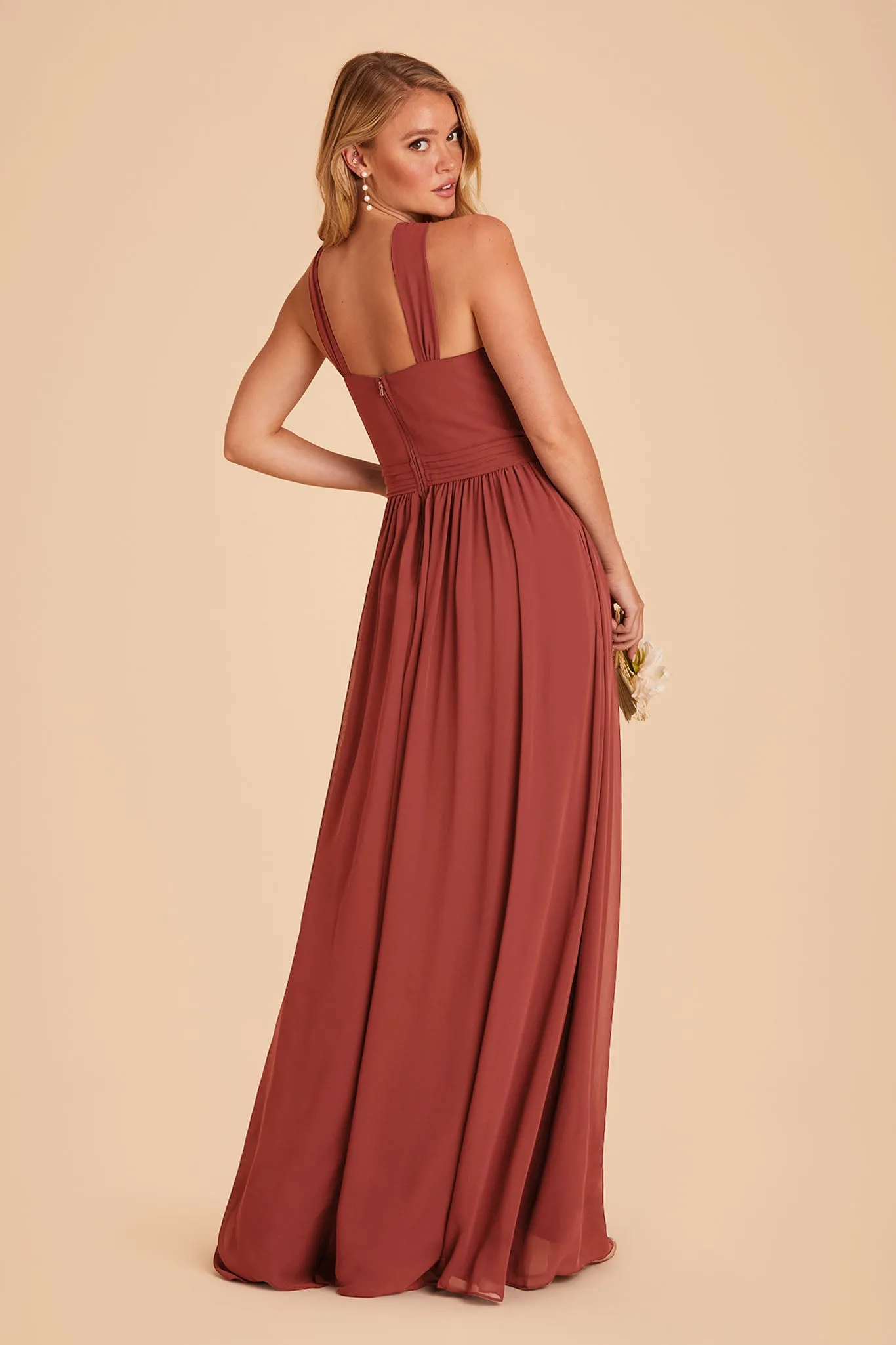 Kiko Chiffon Dress - Spice sold by Birdy Grey product image thumbnail 4