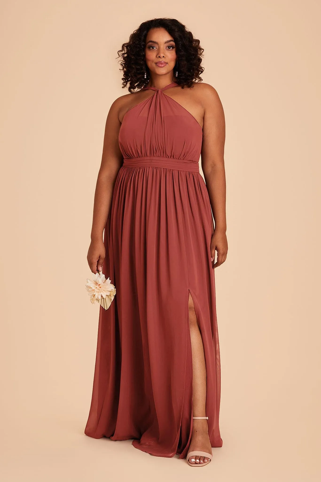 Kiko Chiffon Dress - Spice sold by Birdy Grey product image thumbnail 2