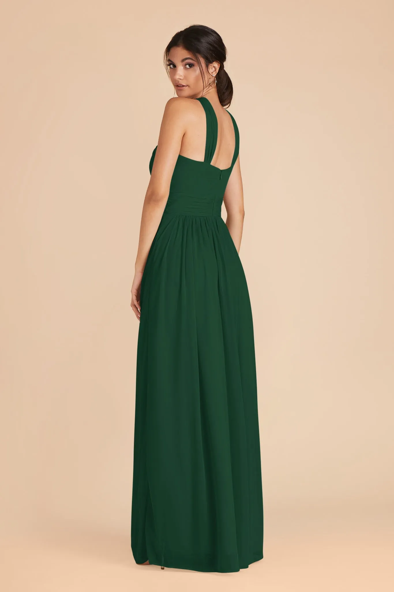 Kiko Chiffon Dress - Forest Green sold by Birdy Grey product image thumbnail 5