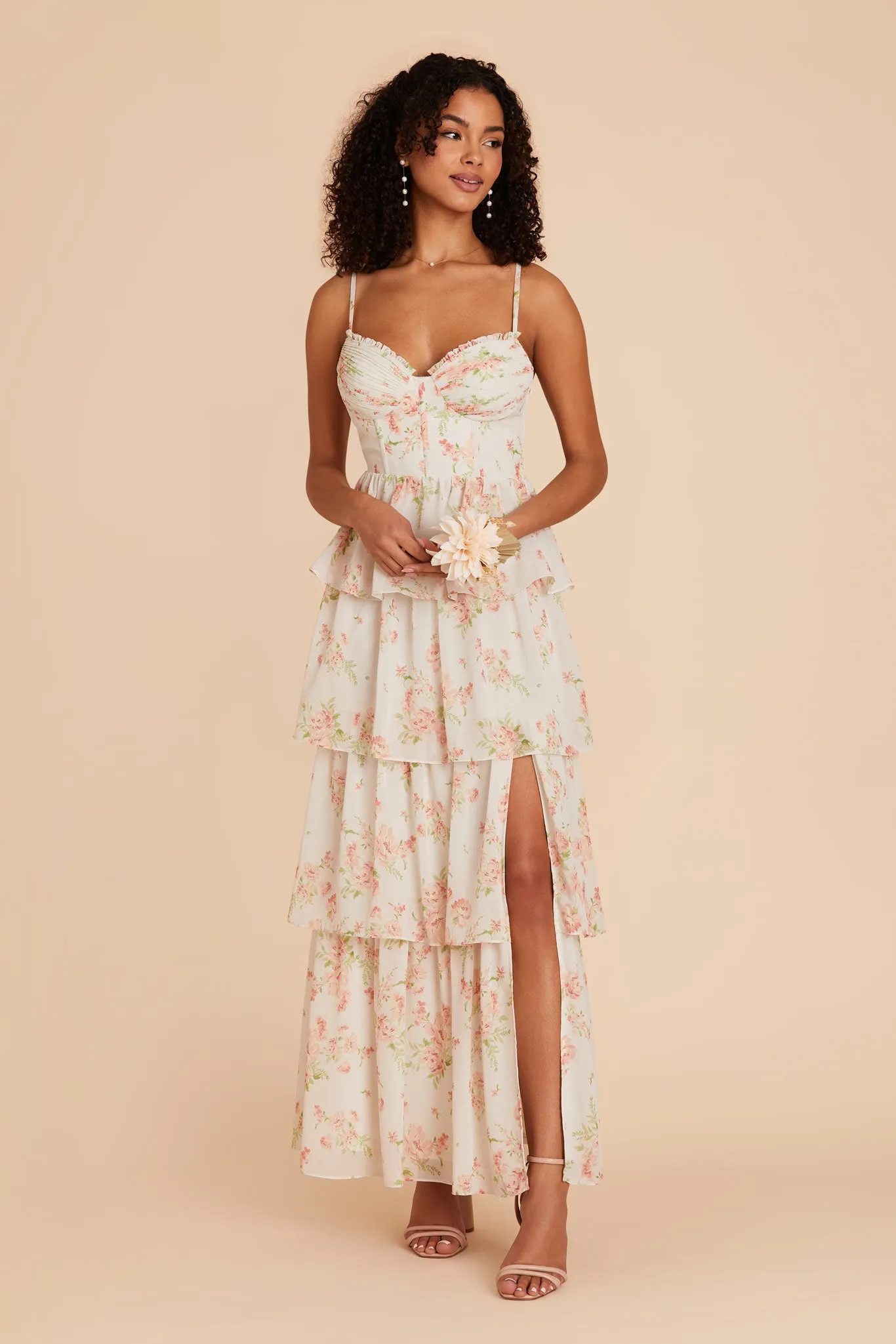 Lola Chiffon Dress - Whimsical Blooms sold by Birdy Grey