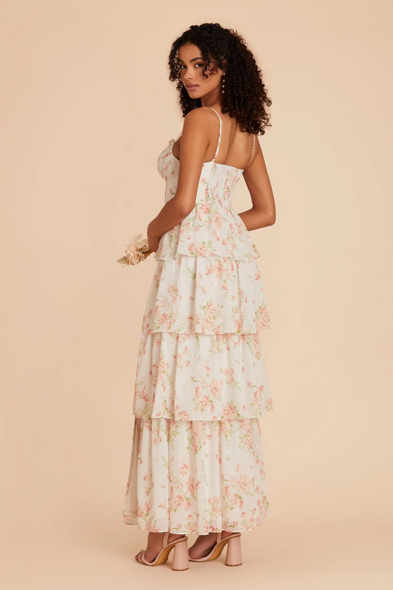 Lola Chiffon Dress - Whimsical Blooms sold by Birdy Grey product image thumbnail 2