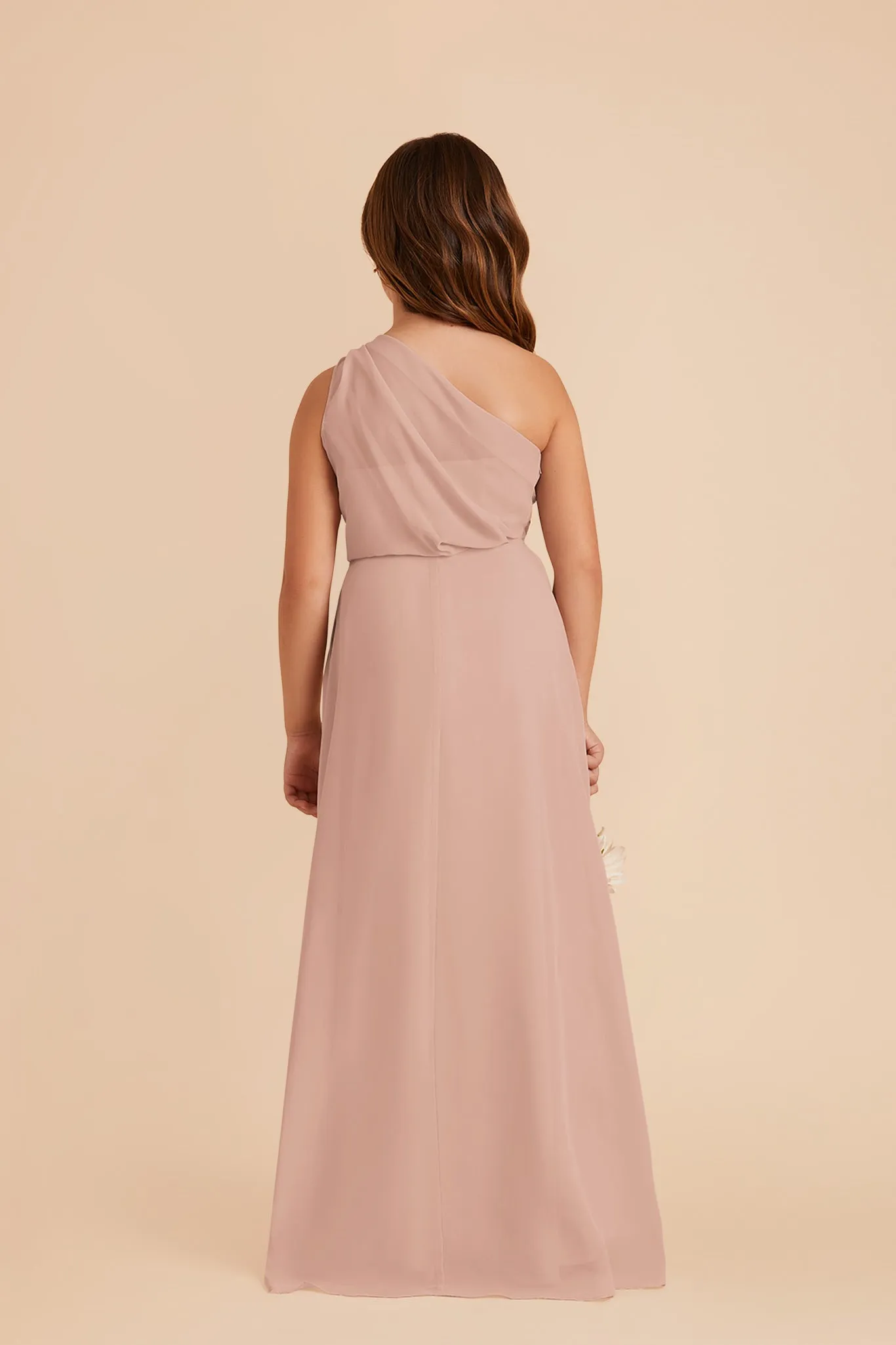 Kiara Junior Chiffon Dress - Taupe sold by Birdy Grey product image thumbnail 4