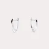 Vibrato Huggie Earrings - Silver sold by Birdy Grey