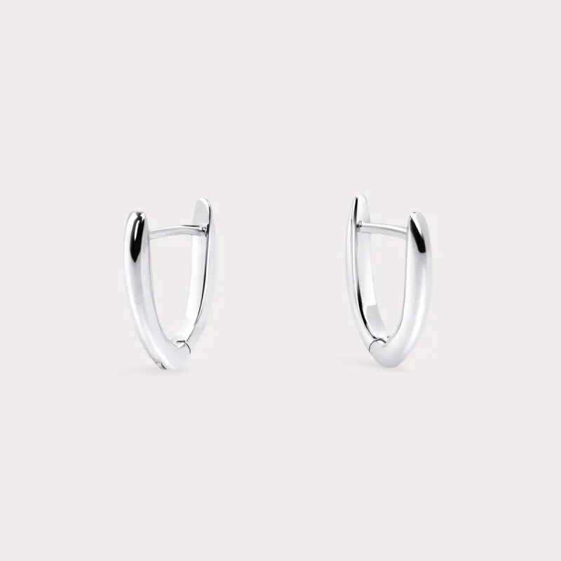 Vibrato Huggie Earrings - Silver sold by Birdy Grey
