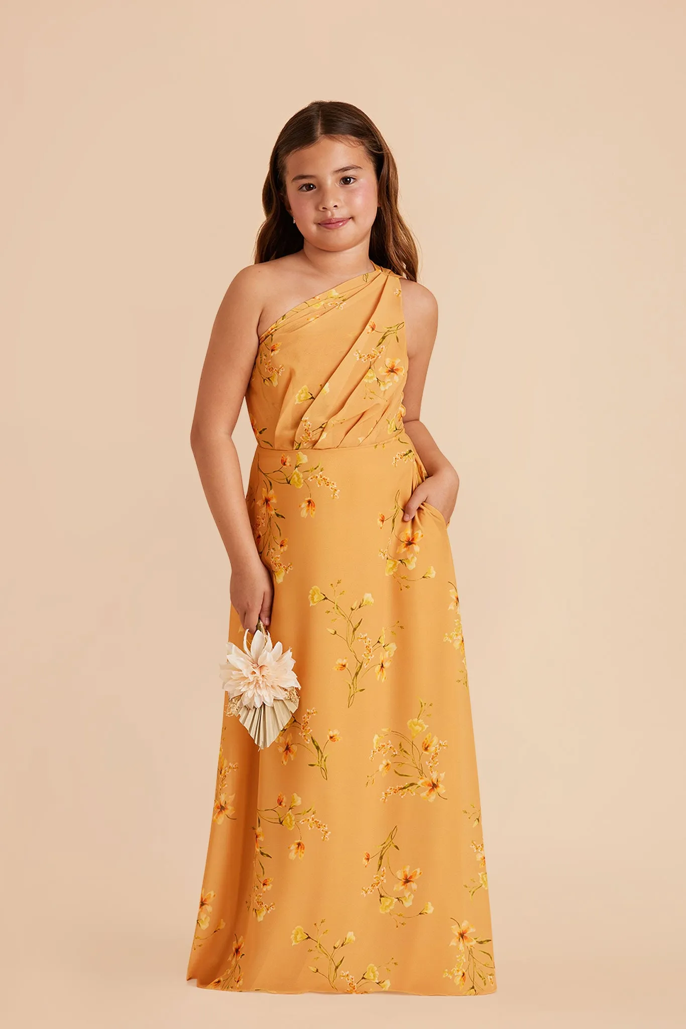 Kiara Junior Chiffon Dress - Marigold Le Fleur sold by Birdy Grey product image thumbnail 2