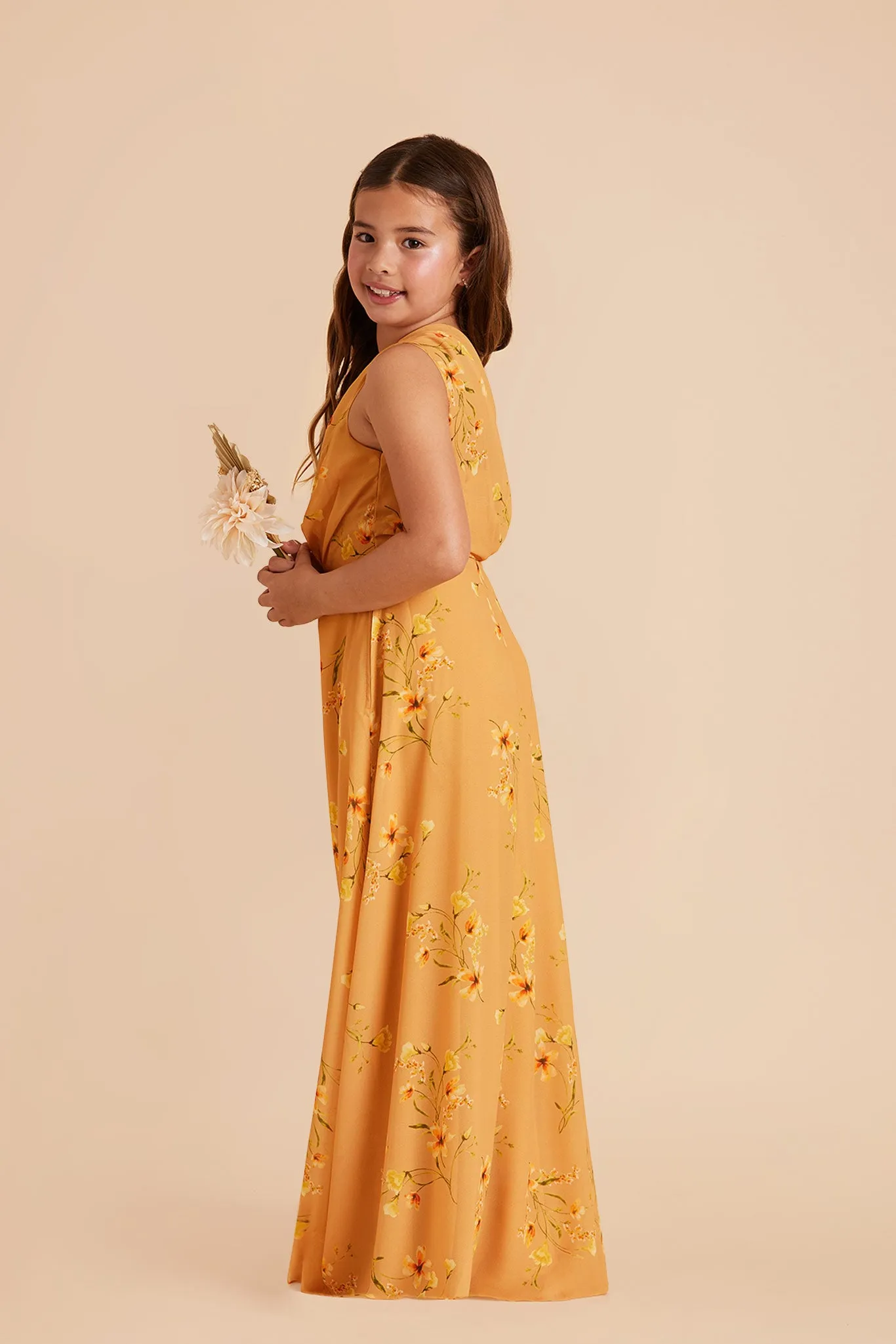 Kiara Junior Chiffon Dress - Marigold Le Fleur sold by Birdy Grey product image thumbnail 3