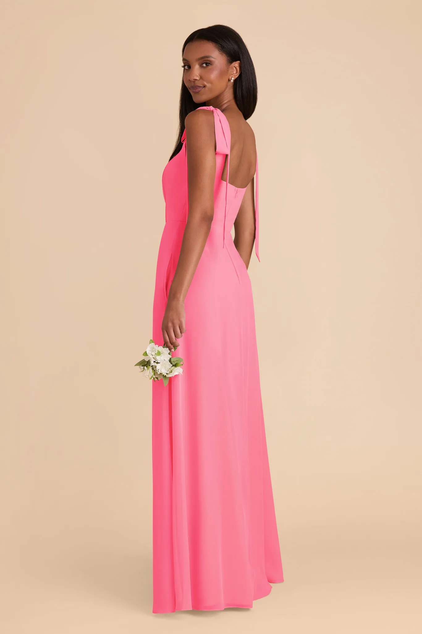 Alex Convertible Dress Chiffon - Bon Bon Pink sold by Birdy Grey product image thumbnail 5