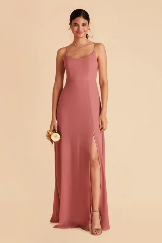 Amy Chiffon Dress - Mulberry sold by Birdy Grey