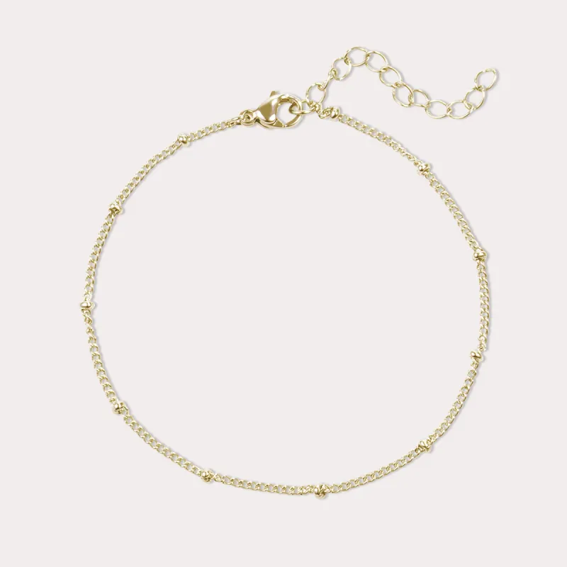 Beads Bracelet - Gold sold by Birdy Grey