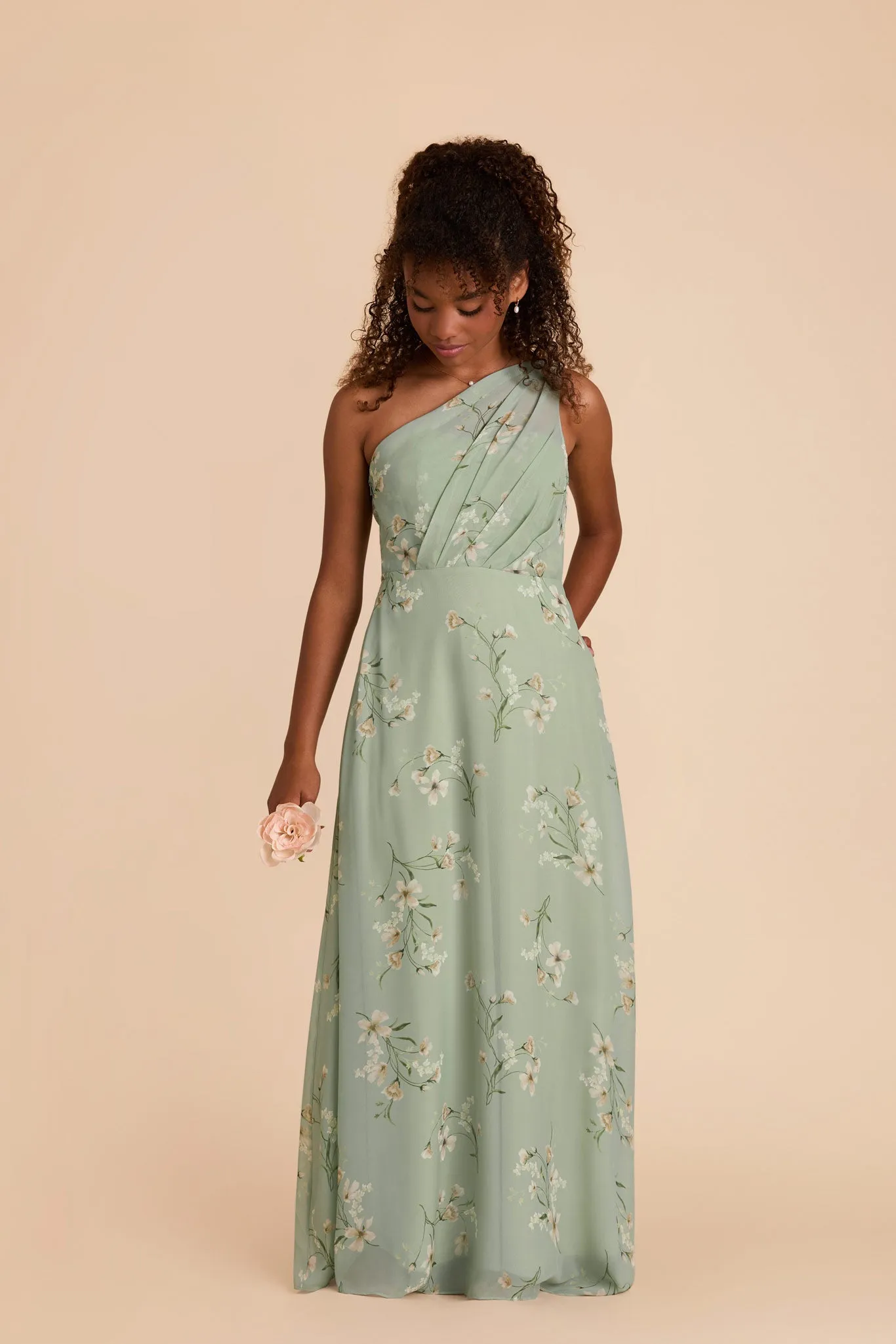 Kiara Junior Chiffon Dress - Sage Le Fleur sold by Birdy Grey product image thumbnail 3
