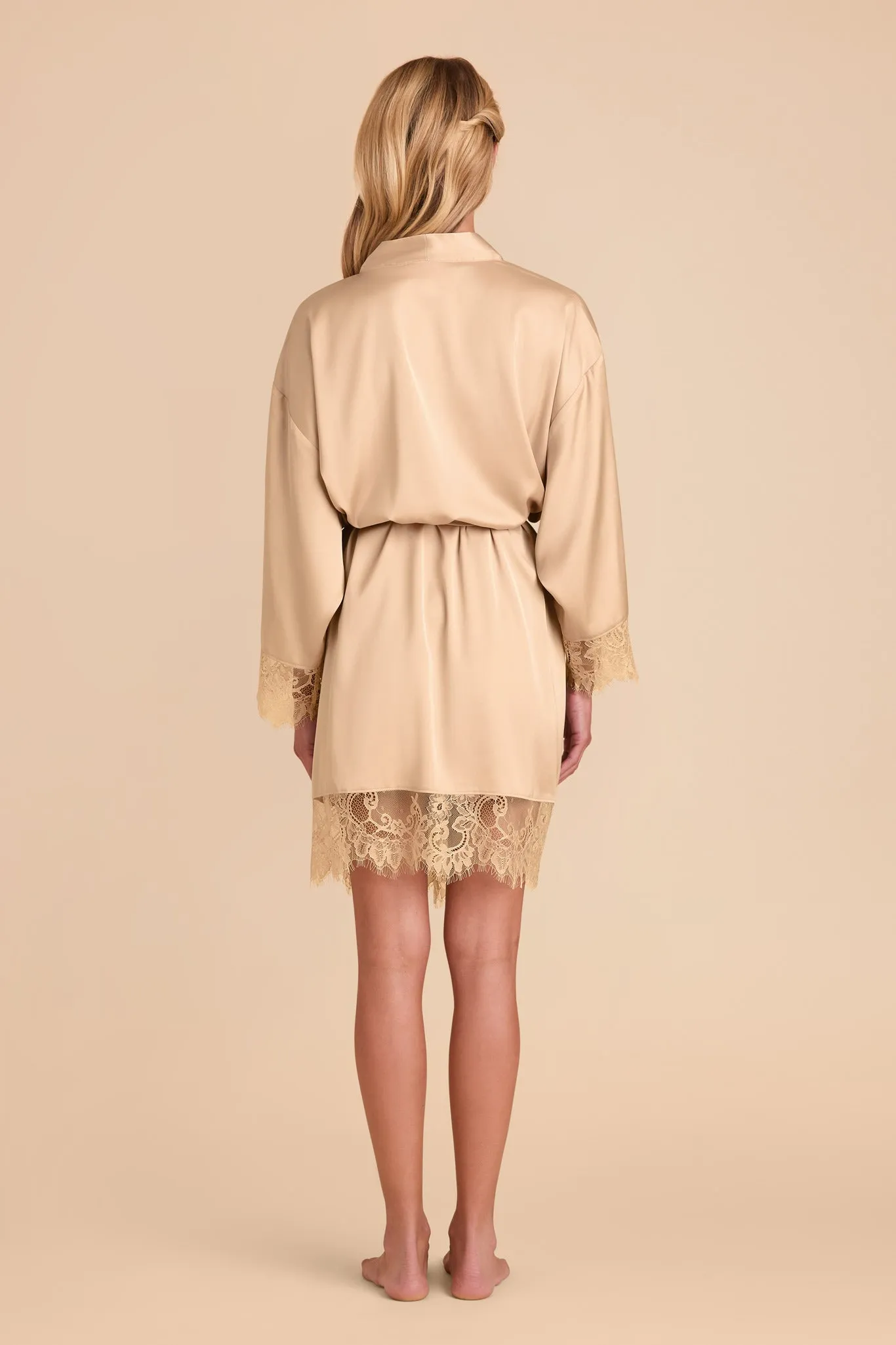Claudette Lace Robe - Champagne sold by Birdy Grey product image thumbnail 5