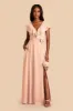 Jackson Chiffon Dress - Pale Blush sold by Birdy Grey