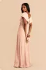 Jackson Chiffon Dress - Pale Blush sold by Birdy Grey