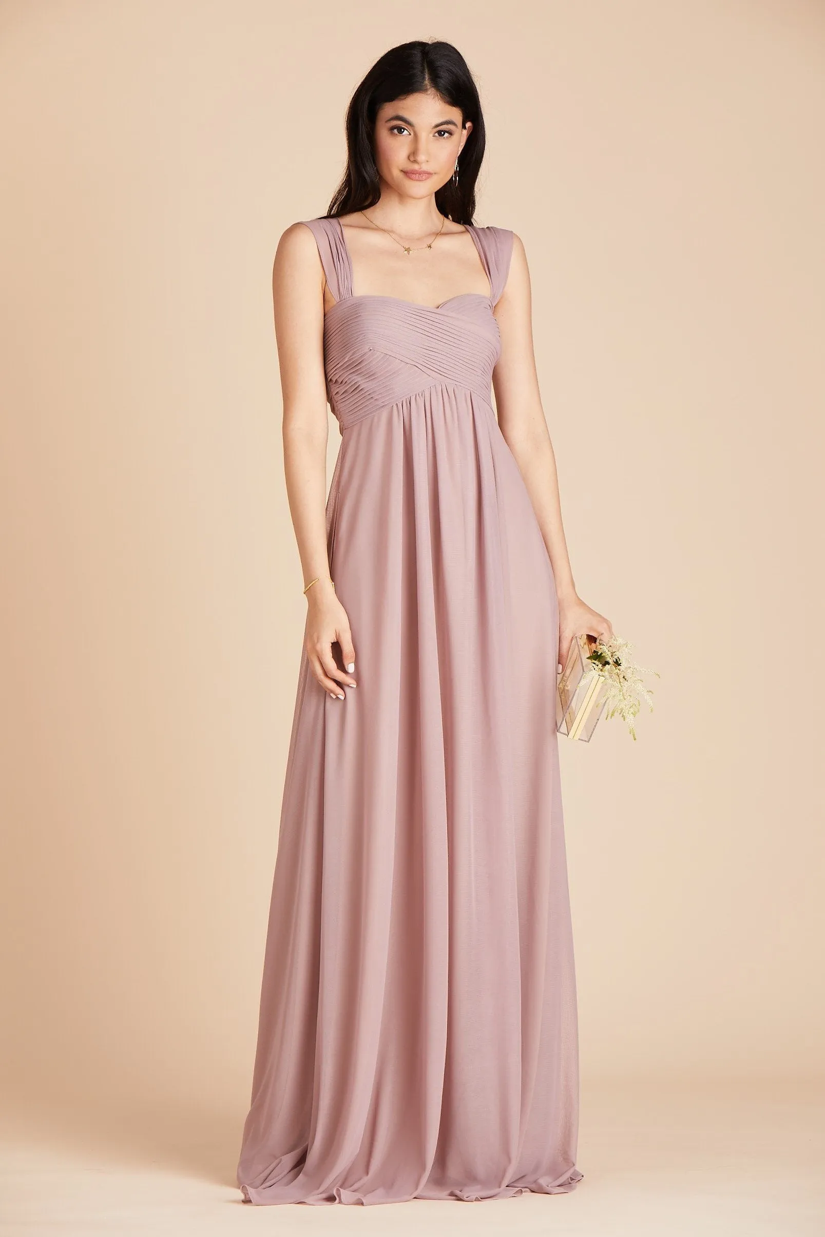 Maria Convertible Dress - Mauve sold by Birdy Grey