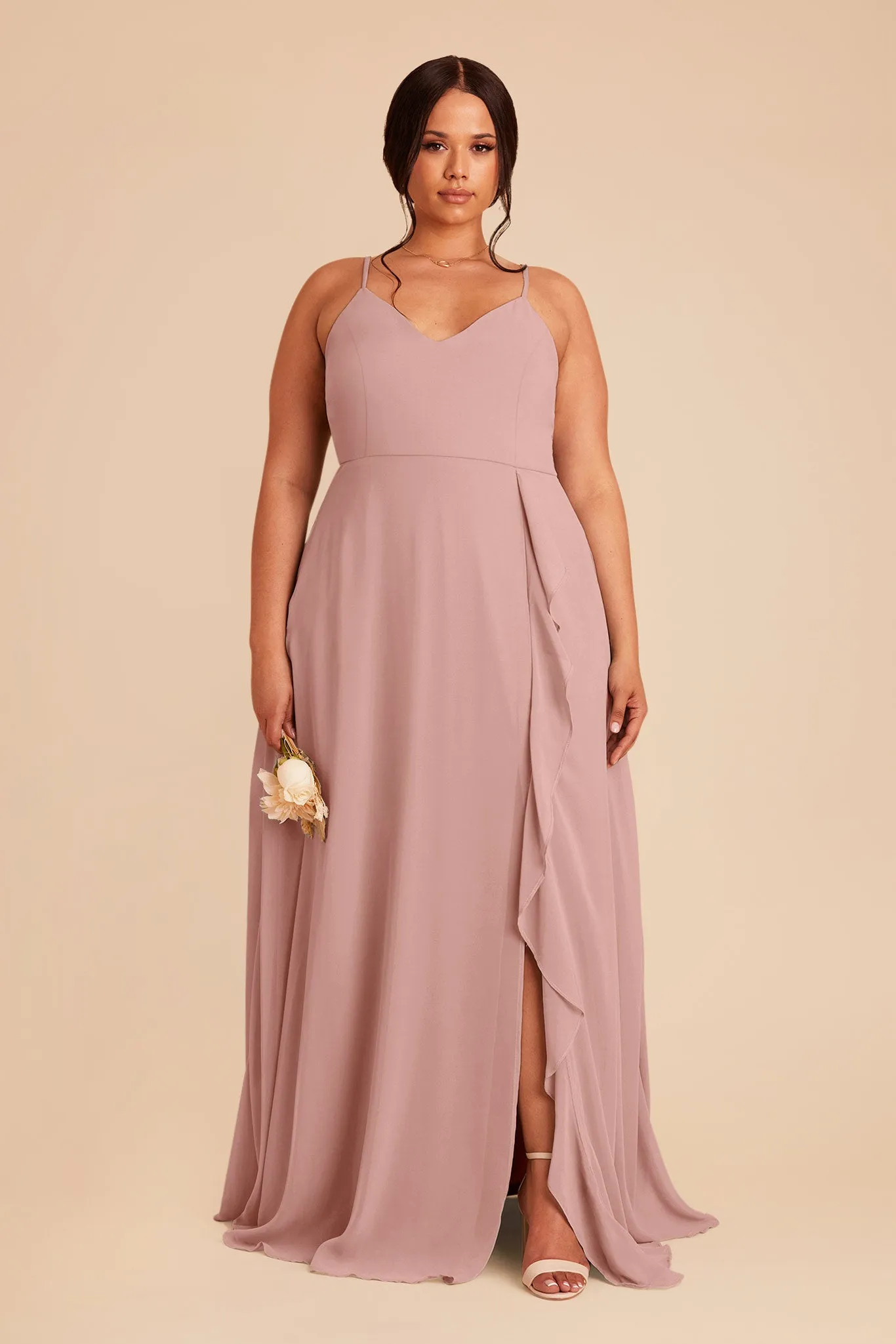 Theresa Chiffon Dress - English Rose sold by Birdy Grey product image thumbnail 2