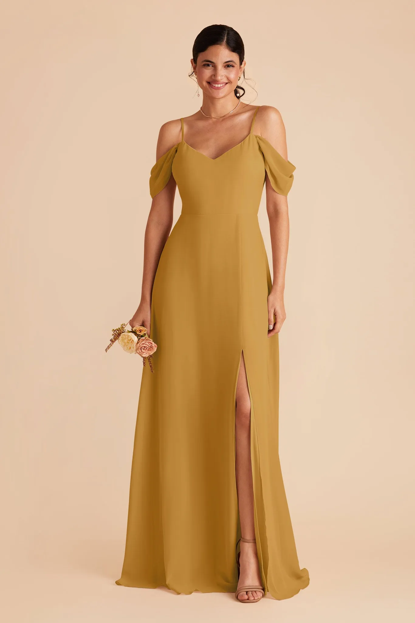 Devin Convertible Dress - Marigold sold by Birdy Grey