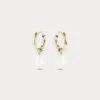 Sally Pearl Huggie Earrings sold by Birdy Grey