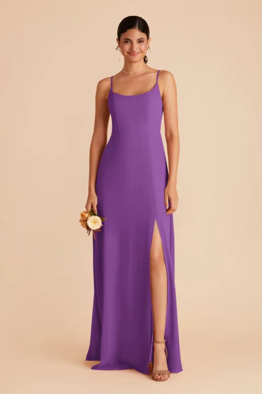 Amy Chiffon Dress - Amethyst sold by Birdy Grey