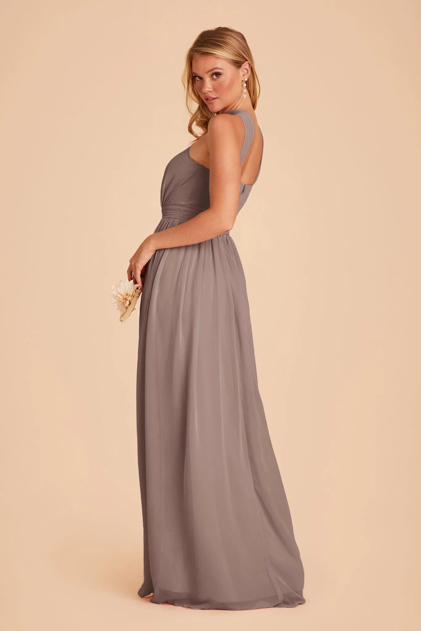 Kiko Chiffon Dress - Toffee sold by Birdy Grey product image thumbnail 4