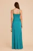 Jennifer Matte Satin Dress - Teal sold by Birdy Grey