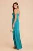 Jennifer Matte Satin Dress - Teal sold by Birdy Grey