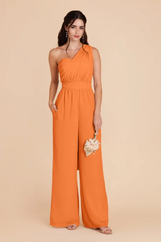 Gigi Convertible Jumpsuit - Apricot sold by Birdy Grey