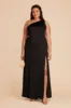 Kira Matte Satin Dress - Black sold by Birdy Grey