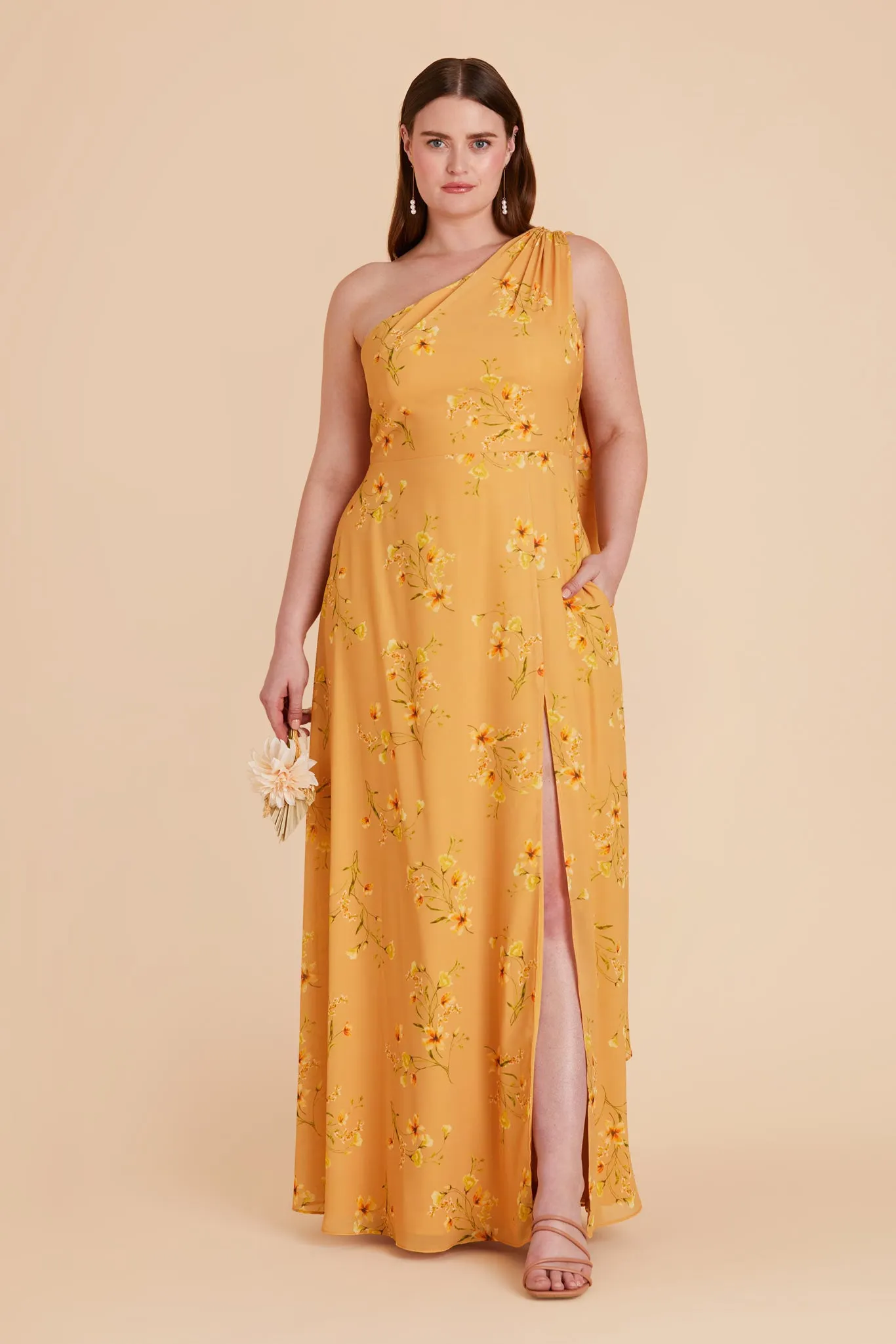 Melissa Chiffon Dress - Marigold Le Fleur sold by Birdy Grey product image thumbnail 4
