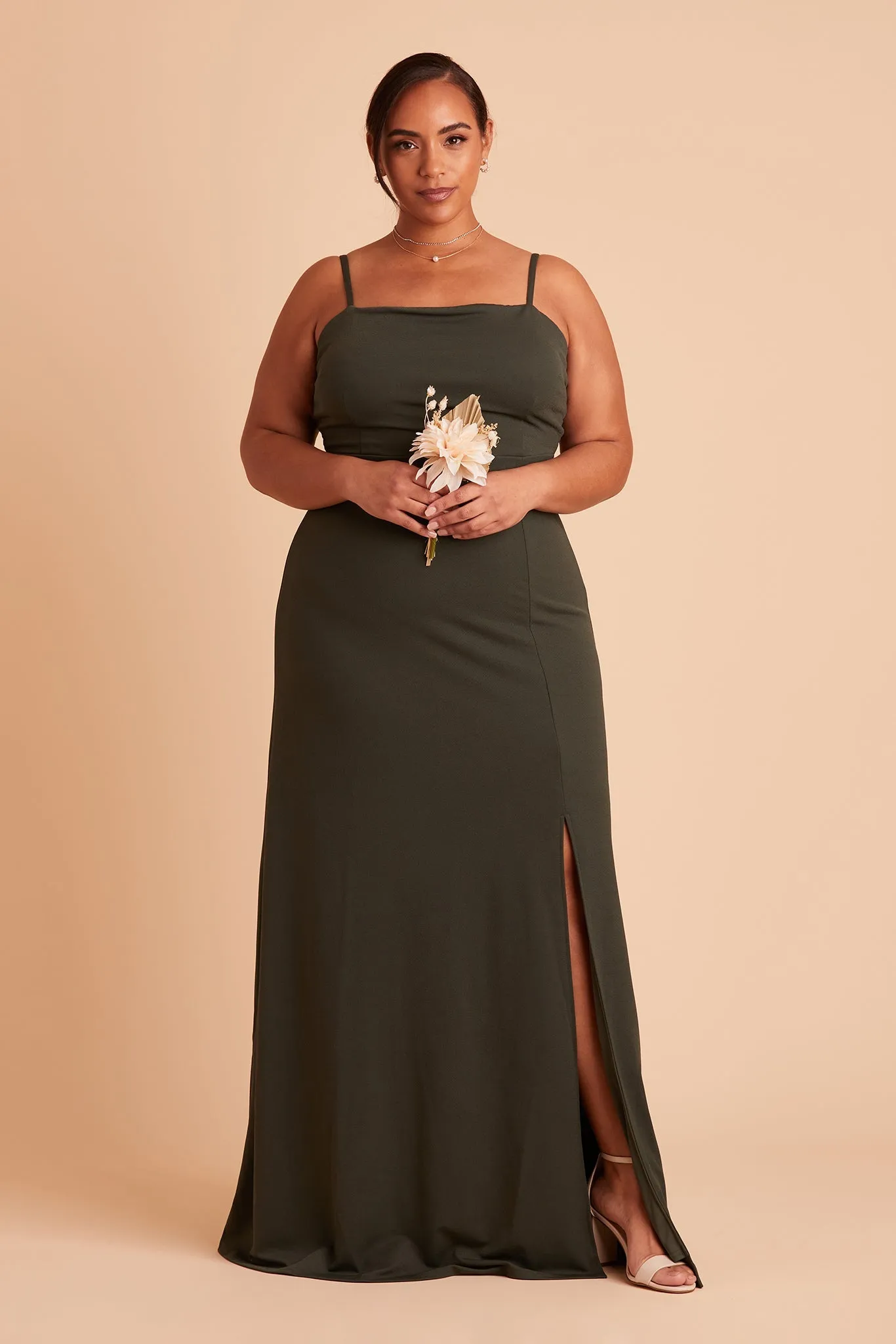 Benny Crepe Dress - Olive sold by Birdy Grey product image thumbnail 2