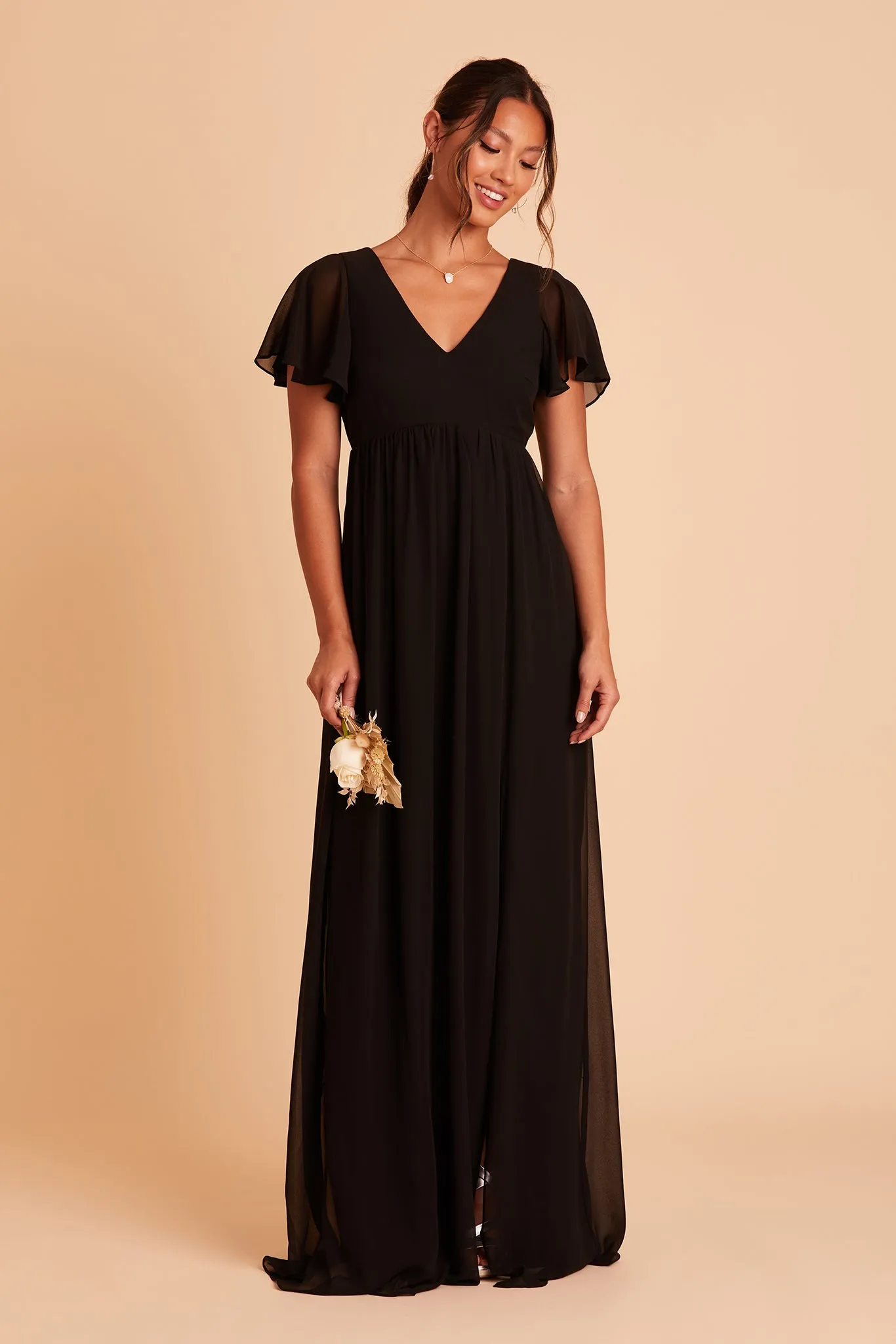 Hannah Empire Dress - Black sold by Birdy Grey product image thumbnail 5