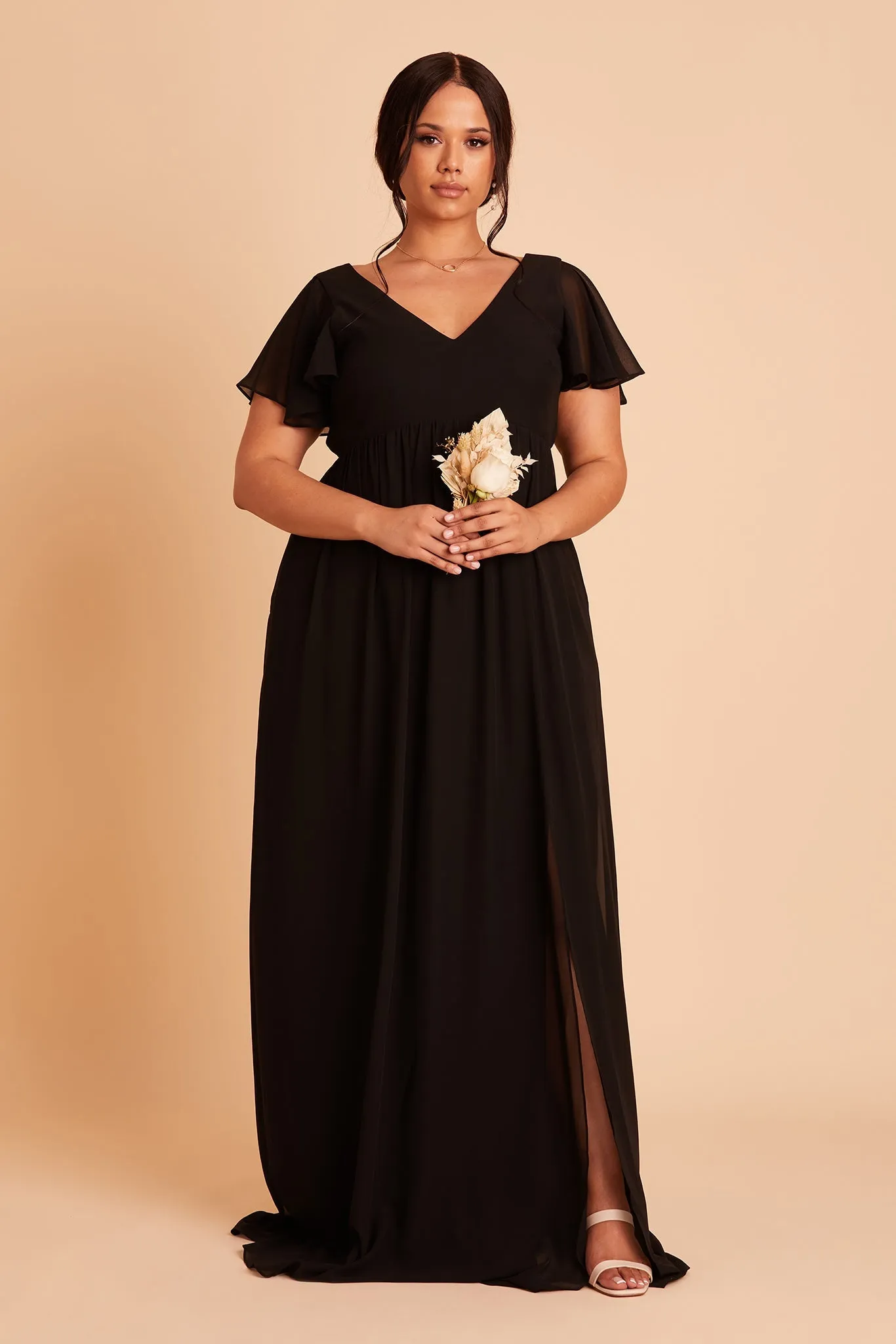Hannah Empire Dress - Black sold by Birdy Grey product image thumbnail 3